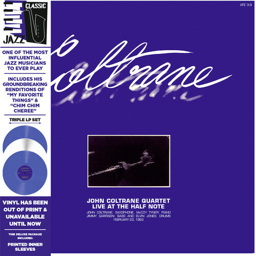 John Coltrane Quartet - Live at the Half Note [3 LP bleus et blancs]