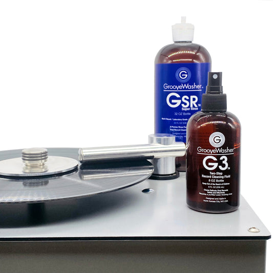 Ensemble deux étapes : Fluide G3 236 ml / Super Rinçage GSR 946 ml / Éponge en microfibre