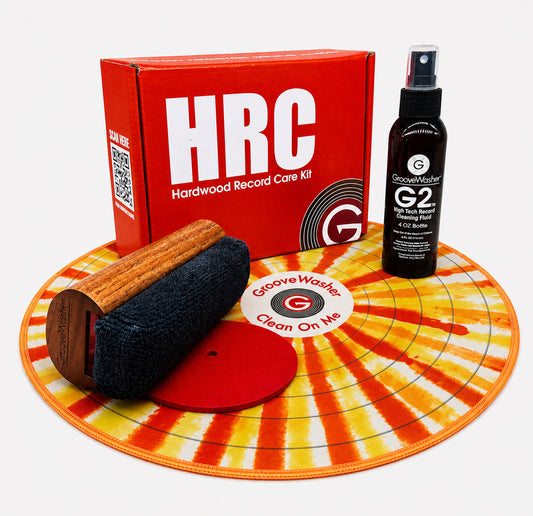 (HRC) Kit de nettoyage de disques vinyles en bois dur