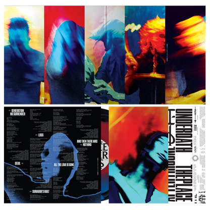 Underoath - The Place After This One [Tourbillon Noir + Bleu Rouge]